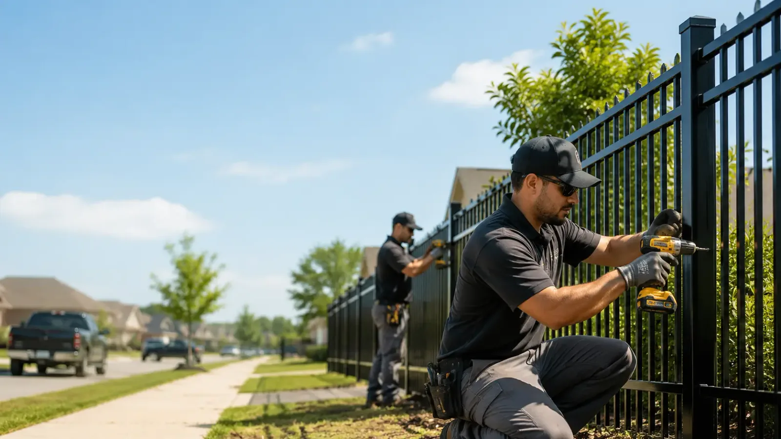 Metal Fence Installation in Laneville, TX